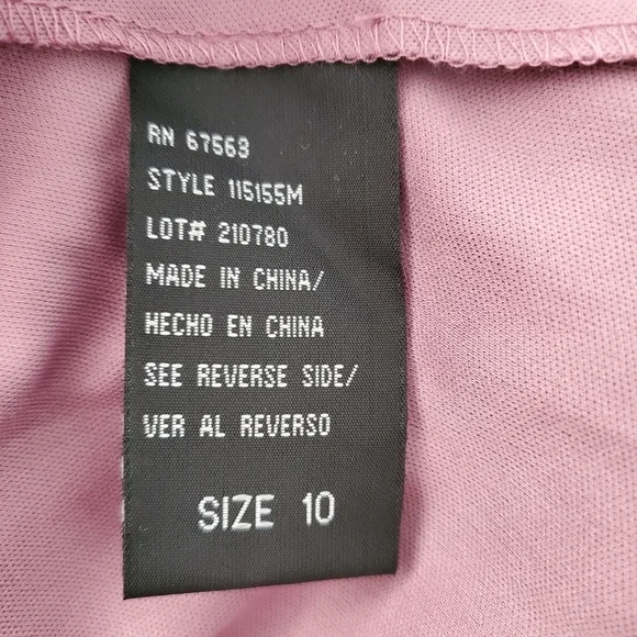 Slny Purple Ruffle Sequin Dress - Picture 6 of 7